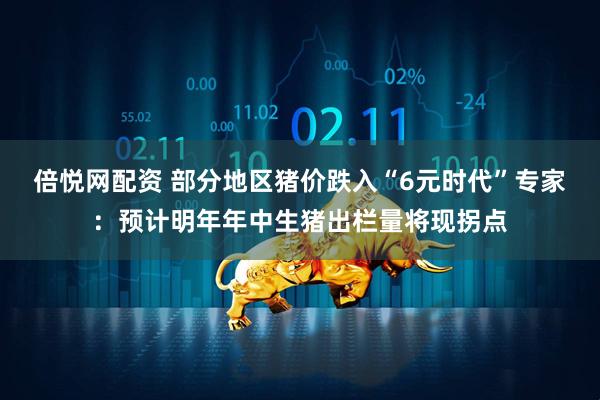 倍悦网配资 部分地区猪价跌入“6元时代”专家：预计明年年中生猪出栏量将现拐点