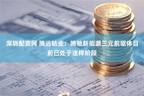 深圳配资网 腾远钴业：腾驰新能源三元前驱体目前已处于送样阶段