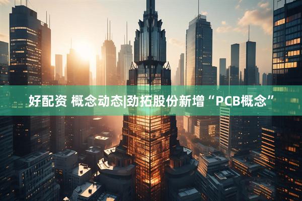 好配资 概念动态|劲拓股份新增“PCB概念”